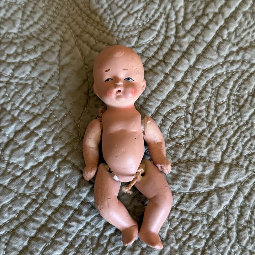 Antique Bisque Baby Porcelain Doll